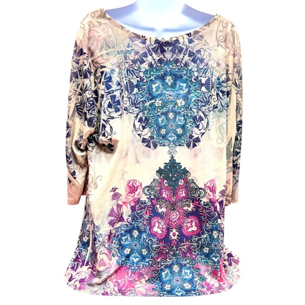 4 Blouses Size  22/24:  Lane Bryant-Avenue-Alyn Paige  Flora Long Sleeve(#55 - Picture 5 of 15